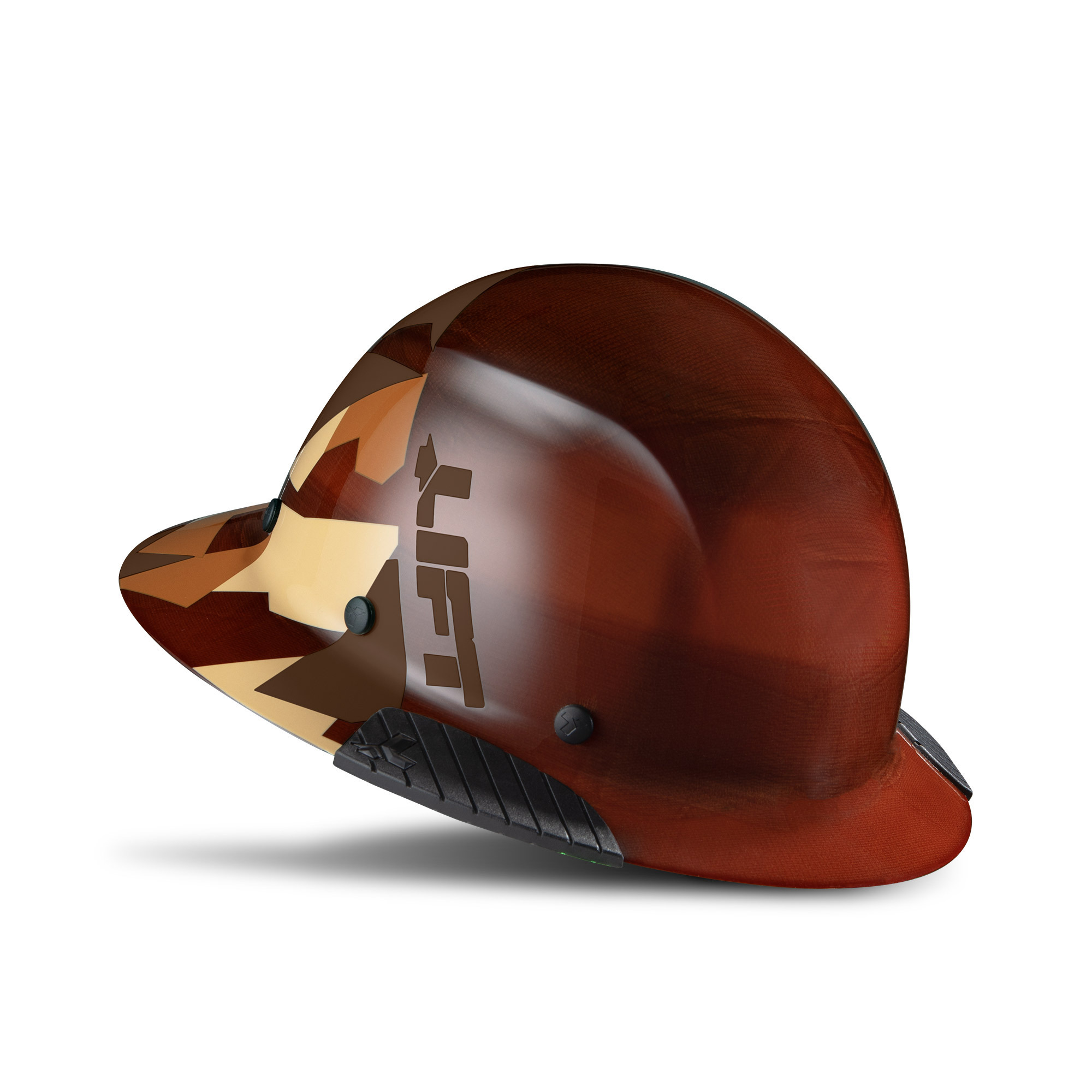 LIFT Safety, DAX Fiber Resin Full Brim (50/50 Desert Camo), Model# HDF50-20CD